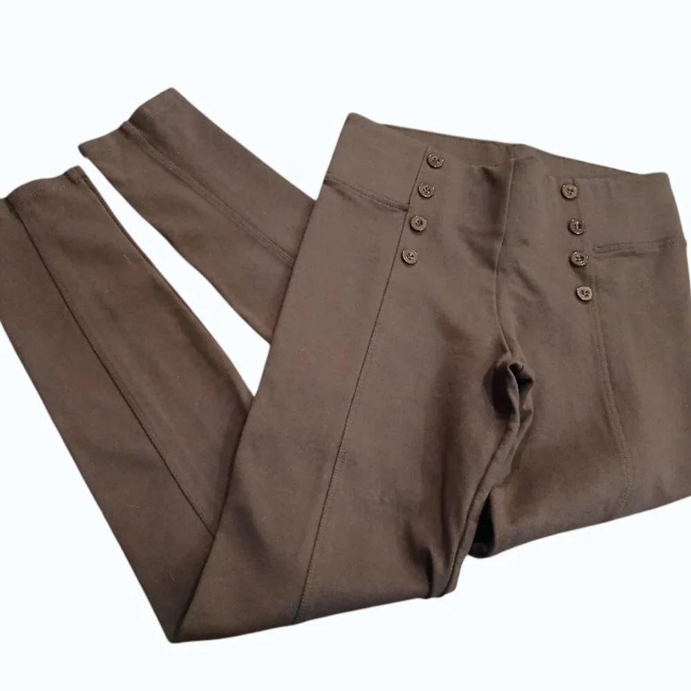 CISONO Brown Sailors Ponte Leggings